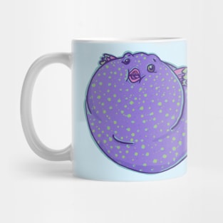 Orbit the chunky puffer fish. Mug